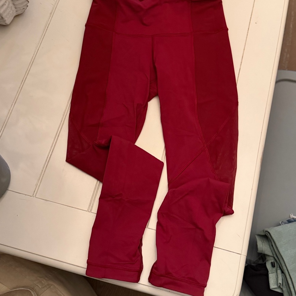 Maroon Leggings